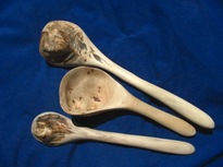 Terron Dodd hand carved spoons