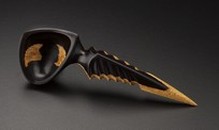 Hand carved wooden spoons by Norm Sartorius
