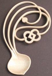 wooden love spoons by Sion Llewellyn