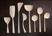 Wood spoons by Joshua Vogel