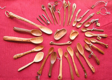 Wood spoons by Paula Werme