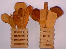 Wally's World of Wood wooden spoons
