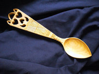 Wood spoons carved by Bob Tinsley