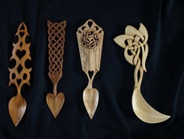 wooden spoons carved by David Western